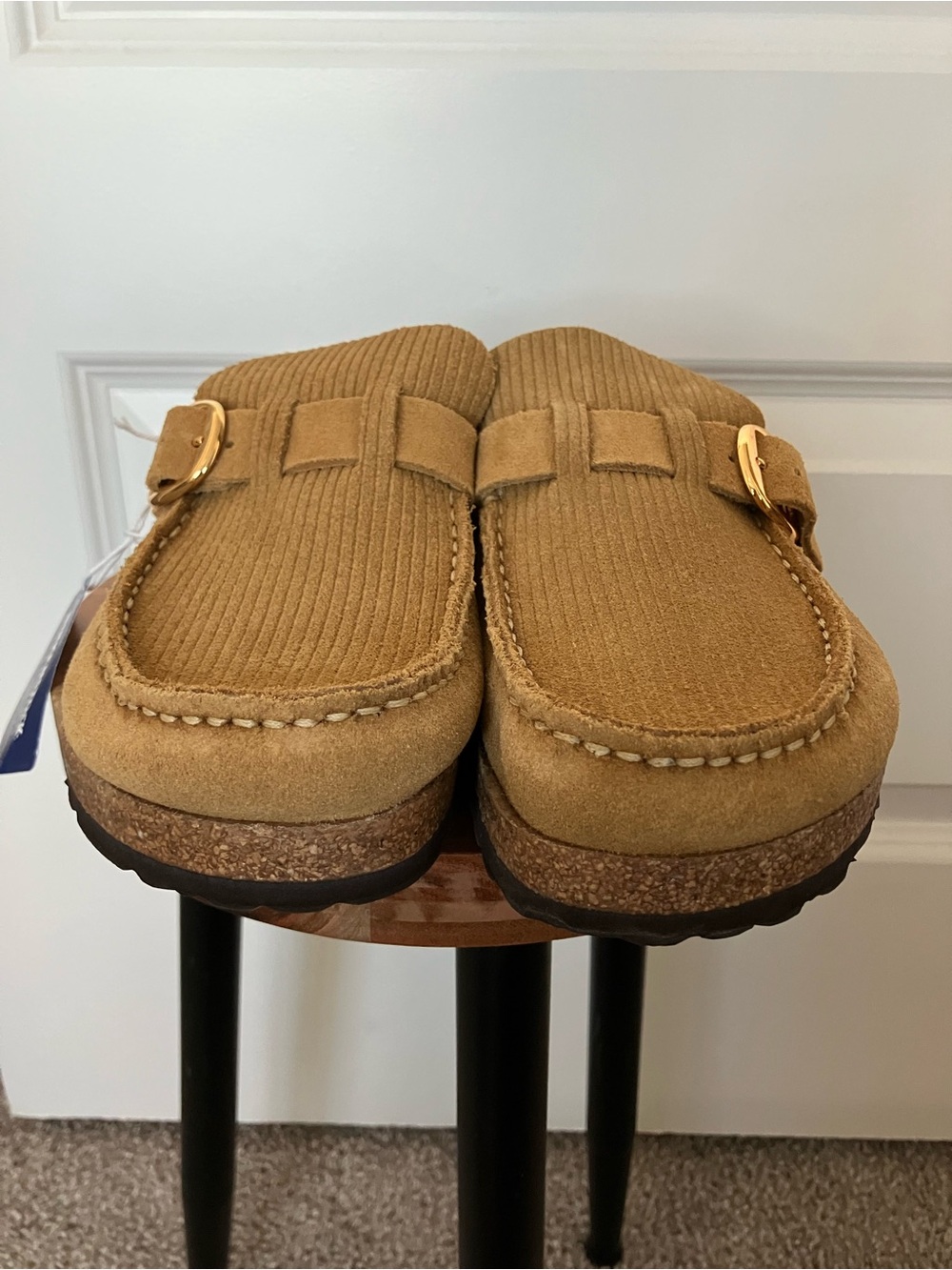 NEW Birkenstock Buckley Leather Clogs Womens EU 40 US 9-9.5 Brown 2026-717 - Picture 2 of 6